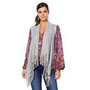 vest fringe boho hippi